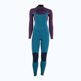 Women's swimming wetsuit ION Element 5/4 Back Zip deep forest