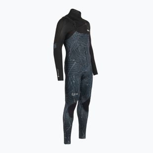 Men's ION Seek Core 3/2 mm Front Zip distorted black swim wetsuit