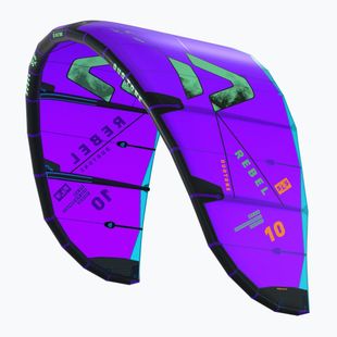 Kitesurfing kite DUOTONE Rebel SLS 2026 purple/green