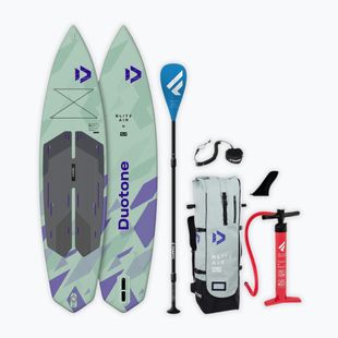 Inflatable SUP board set DUOTONE iSUP Package Blitz Air SLS pale green