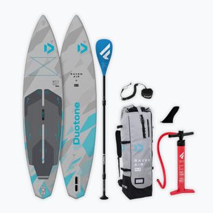 Inflatable SUP board set DUOTONE iSUP Raven Air SLS 11'6 2026 light grey