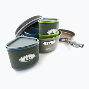 GSI Outdoors Pinnacle Backpacker anodized travel cookware set