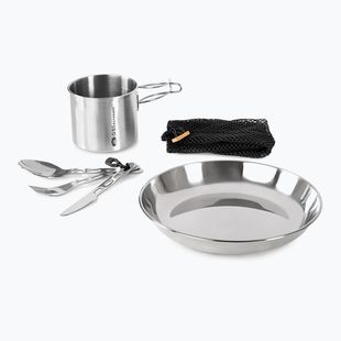 GSI Outdoors Glacier Stainless hiking cookware set