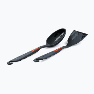 Hiking set Gsi Outdoors Pack Spoon/Spatula black/orange