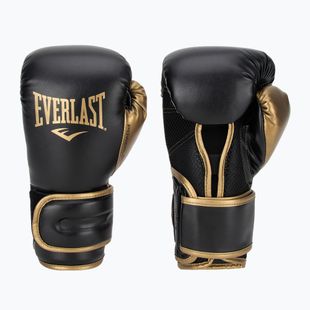 Everlast Powerlock 2 black/gold boxing gloves