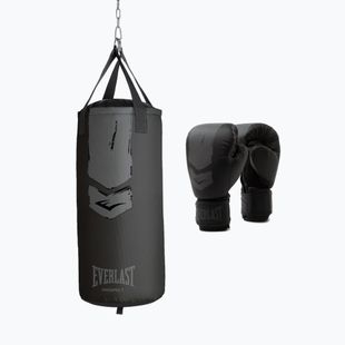 Everlast Prospect 2 Heavy Bag children's boxing kit black/grey