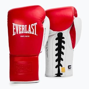 Boxing gloves Everlast Powerlock OG Pro Fight red/white