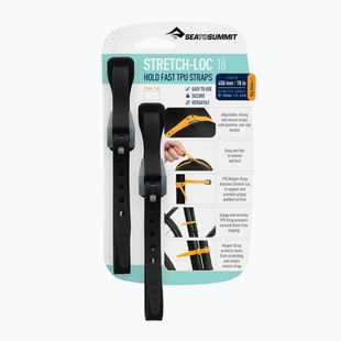Fastening belts Sea to Summit Stretch Loc 18 black