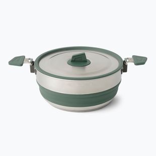 Travel pot Sea To Summit Detour Stainless Steel Collapsible 3 l laurel wreath
