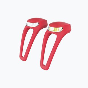 Knog Frog V3 Twinpack bike light set red 13139