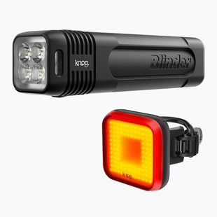Knog Blinder Pro 900/Blinder Square bike light set black
