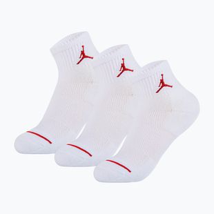 Children's socks Air Jordan Jumpman Quarter 3 pairs white
