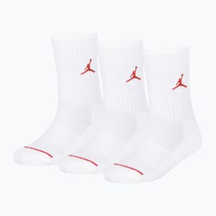 Children's socks Nike Air Jordan Jumpman Crew 3 pairs white