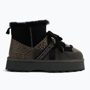 Women's snow boots EMU Australia Blurred Micro Patchwork Leo charcoal