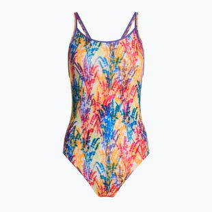 Women's one-piece swimsuit Funkita Diamond Back One Piece strike a posy