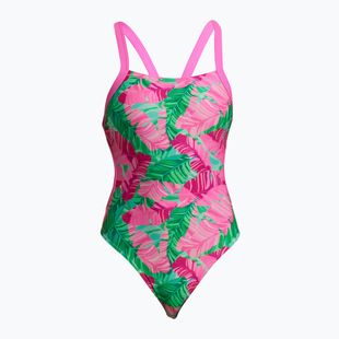 Women's one-piece swimsuit Funkita Brace Free One Piece Tropic Palm