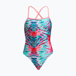 Funkita women's one-piece swimsuit Strapped In One Piece ripple reflect