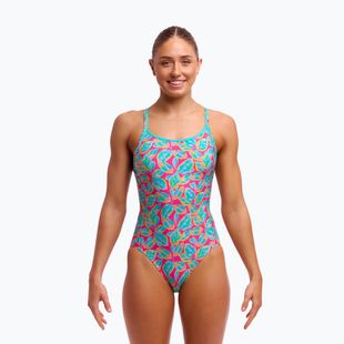Women's Funkita Diamond Back One Piece Swimsuit Planted Pink