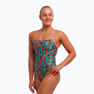 Women's one-piece swimsuit Funkita Strapped In One Piece swan see swan