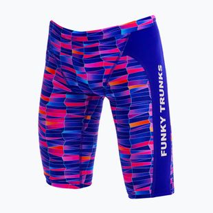 Children's swim jammers Funky Trunks Training Jammers warped waves