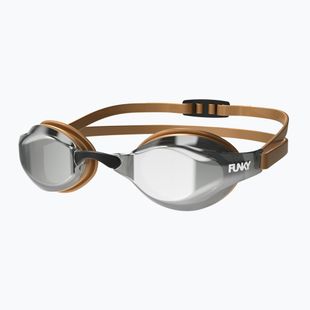 Swimming goggles Funky XT Machine Mirror Gold Member