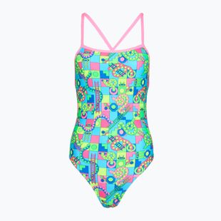 Women's one-piece swimsuit Funkita Tie Me Tight One Piece lakes & saddles