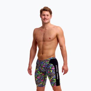 Men's swim jammers Funky Trunks Training Jammers bits of peace