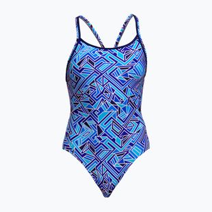 Women's one-piece swimsuit Funkita Diamond Back One Piece blye bits
