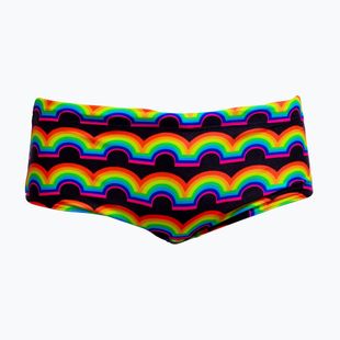 Children's swim boxers Funky Trunks Sidewinder Trunks rainbowie