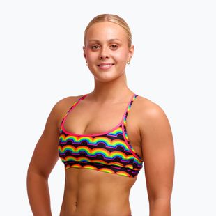 Swimsuit top Funkita Sports Top rainbowie
