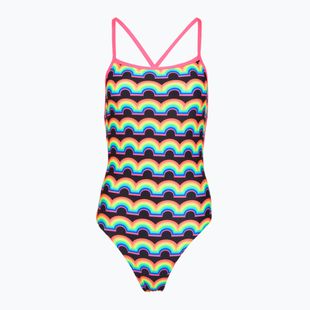Women's one-piece swimsuit Funkita Strapped In One Piece rainbowie