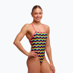 Women's one-piece swimsuit Funkita Strapped In One Piece rainbowie