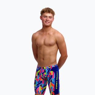 Children's swim jammers Funky Trunks Training Jammers fault lines