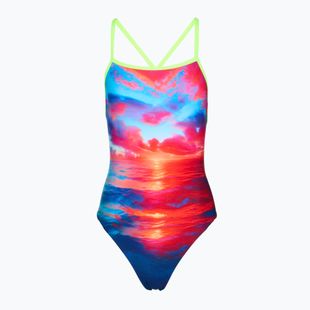 Women's one-piece swimsuit Funkita Tie Me Tight One Piece sunset delight
