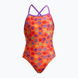 Children's one-piece swimsuit Funkita Strapped In One Piece paw paw