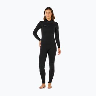 Women's swimming wetsuit Rip Curl Trad 3/2 mm Back Zip black