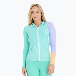 Women's Jetpilot Pacer Hooded Sweatshirt Rashie teal
