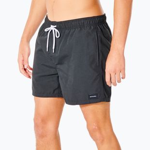 Men's Rip Curl Offset Volley swim shorts black CBOLQ4