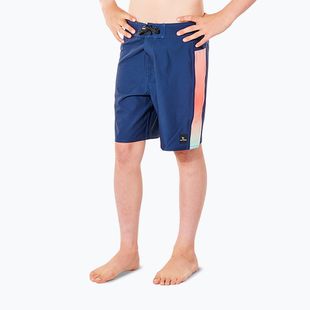 Rip Curl Mirage Mick Fanning children's swim shorts navy blue KBORX9