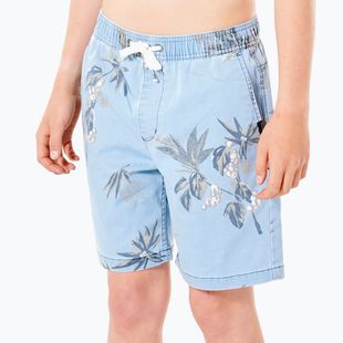 Rip Curl Orb Volley 1080 light blue children's swim shorts KWAOH9