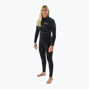 Women's wetsuit Rip Curl Flashbomb Fusion 5/3mm Zip Free black