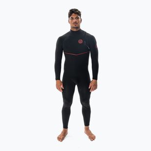 Men's wetsuit Rip Curl Flashbomb Fusion 5/3mm Zip Free black