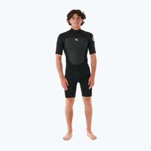Men's Rip Curl Omega 2mm Back Zip Springsuit wetsuit Black