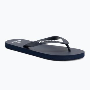 Men's Rip Curl Brand Logo Bloom flip flops navy