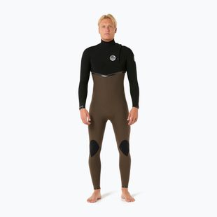Men's Rip Curl E Bomb 4/3 mm Zip Free deep rock wetsuit