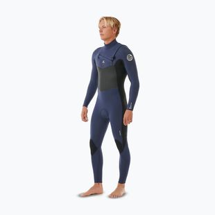 Men's Rip Curl Dawn Patrol 5/3mm Chest Zip swim wetsuit dark navy