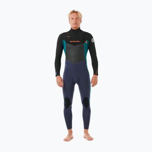 Rip Curl Dawn Patrol 4/3mm Chest Zip purple night men's wetsuit