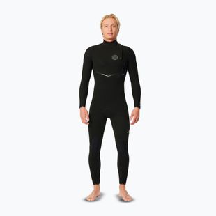 Men's wetsuit Rip Curl Dawn Patrol 4/3 mm Chest Zip black