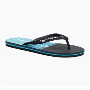 Men's Rip Curl Breaker Open Toe 107 flip flops black and blue 19XMOT