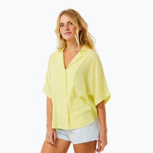 Women's Rip Curl Premium Surf bright yellow shirt
